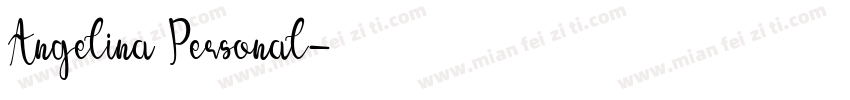 Angelina Personal字体转换